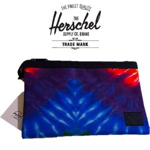NWT HERSCHEL SUPPLY COMPANY NETWORK LARGE RAINBOW POUCH TABLET SLEEVE